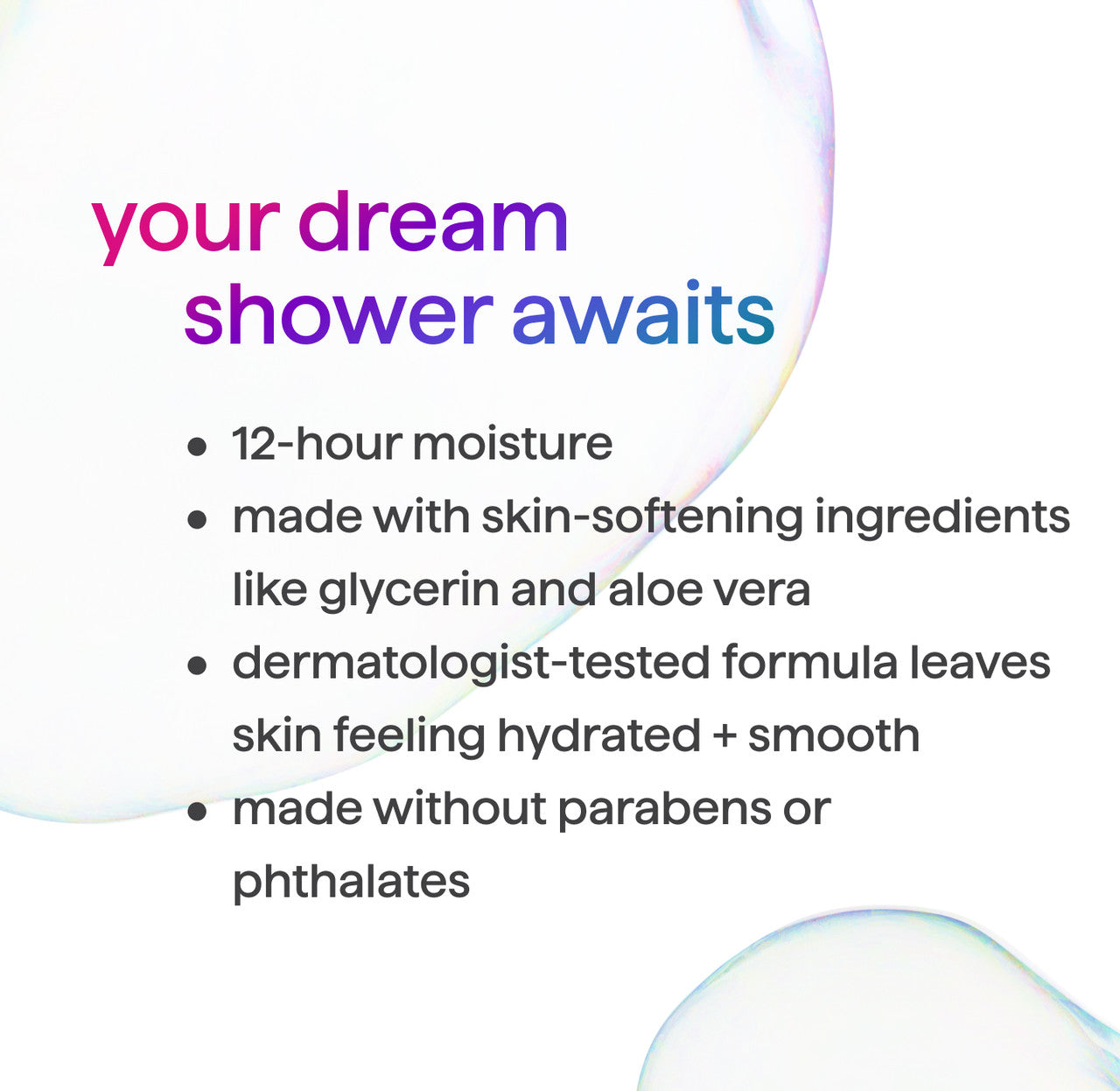 dream foam foaming body wash 3-ct bundle, 40.5 oz - Image 5