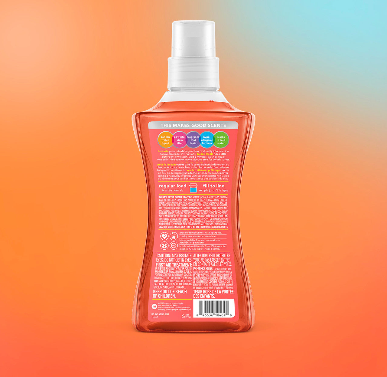 laundry detergent - nectarine blossom, 53.5 fl oz - Image 3