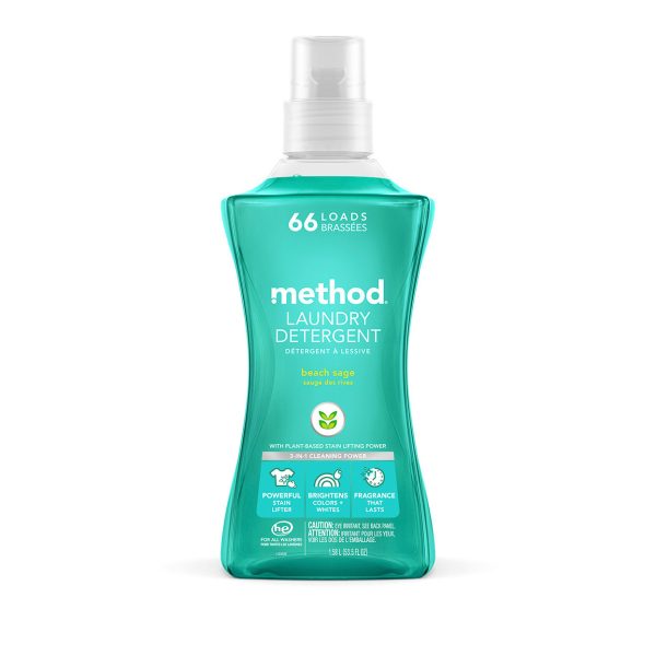laundry detergent - beach sage, 53.5 fl oz