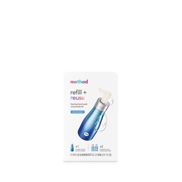 foaming hand wash: concentrates starter kit - sea minerals, 10 fl oz