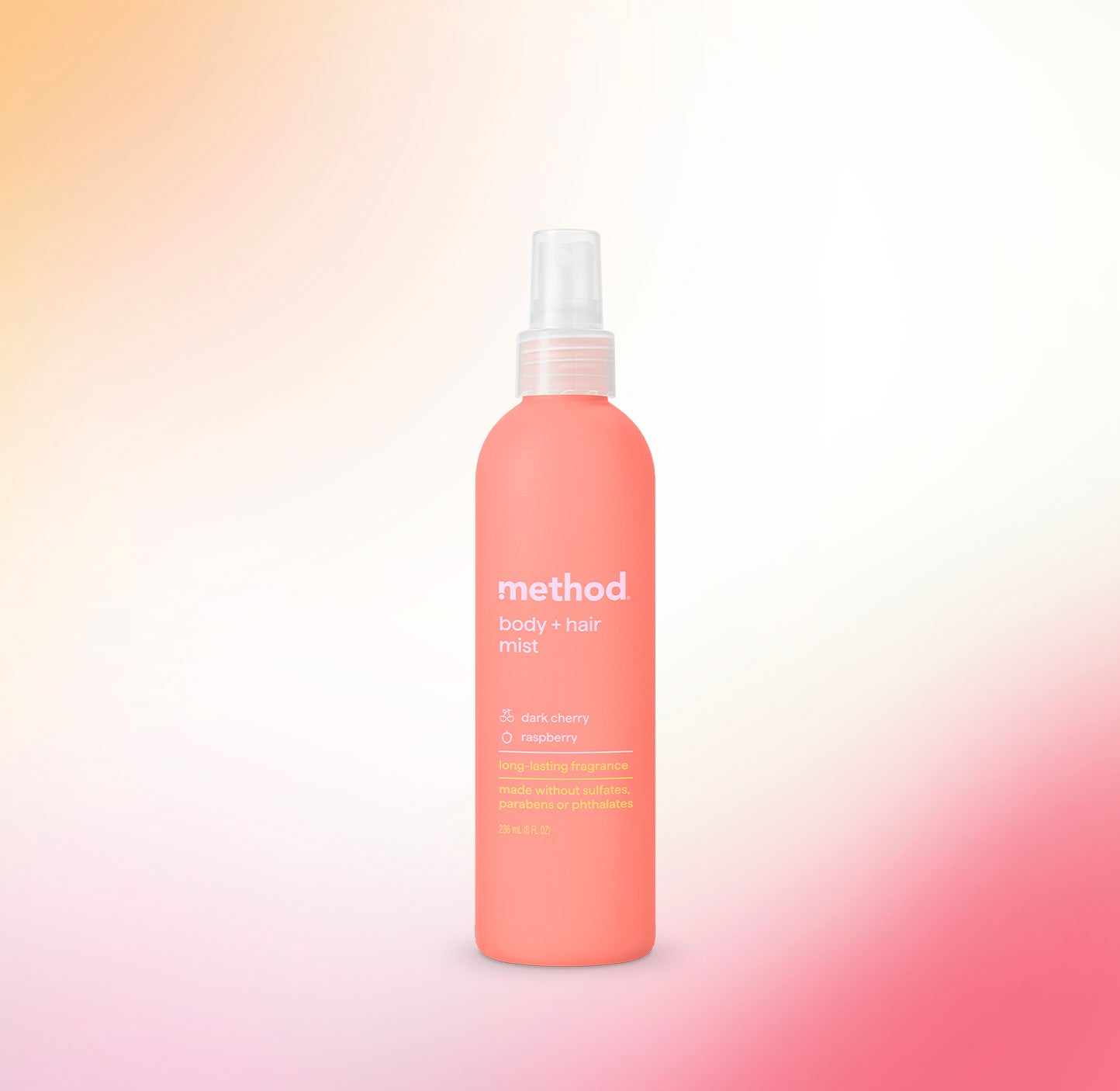 body + hair mist - dark cherry + raspberry, 8 fl oz - Image 2