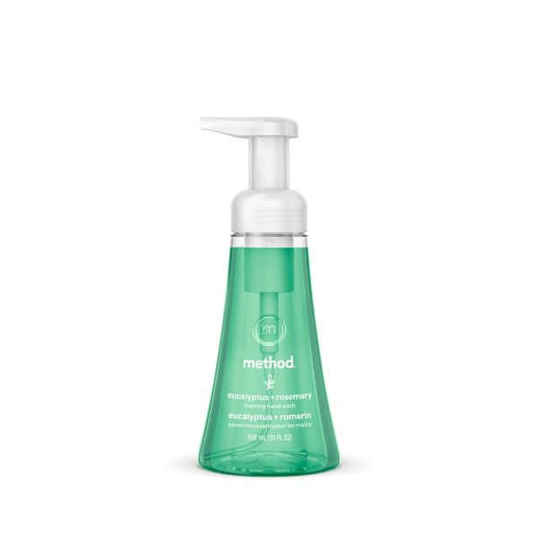 foaming hand wash - eucalyptus + rosemary, 10 fl oz