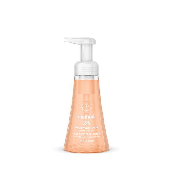 foaming hand wash - sandalwood + cedar, 10 fl oz
