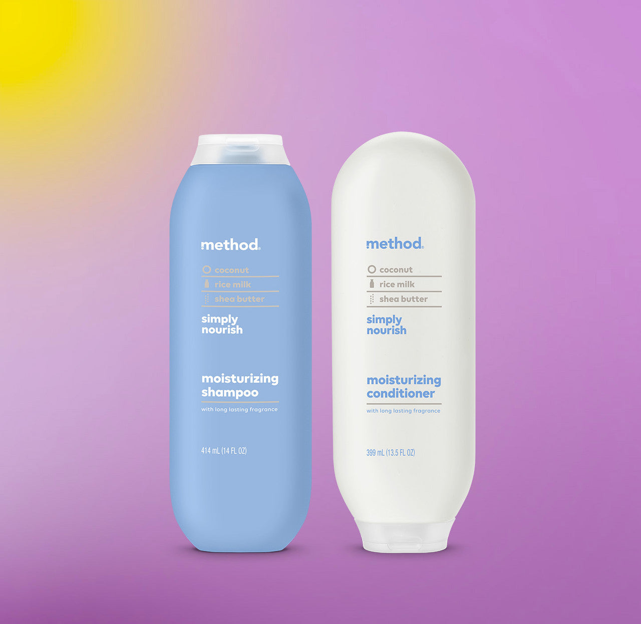 moisturizing shampoo + conditioner bundle - simply nourish, 27.5 fl oz - Image 2