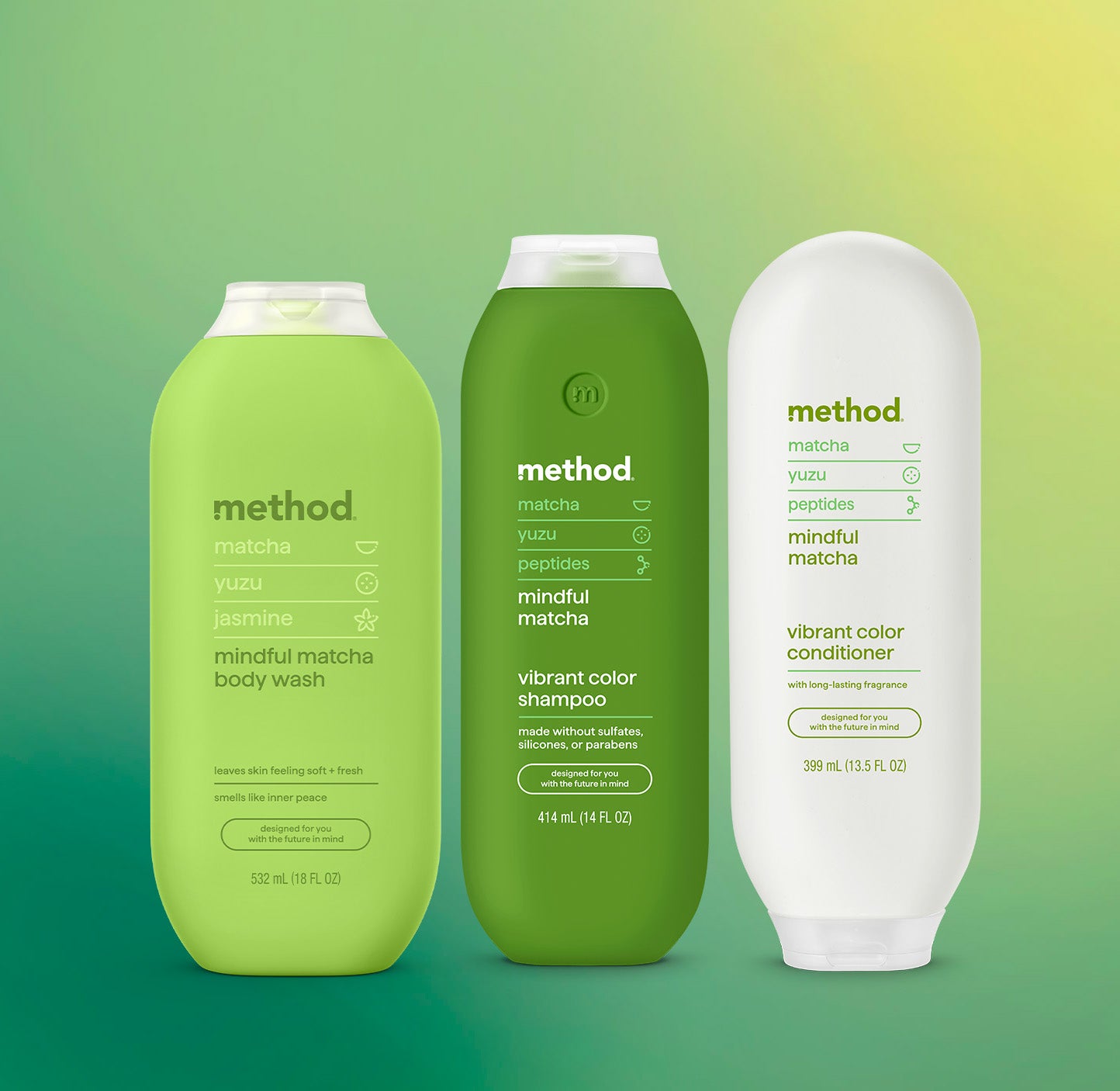 shower trio - mindful matcha, 45.5 oz - Image 2