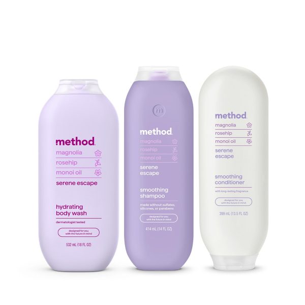 shower trio - serene escape, 45.5 oz