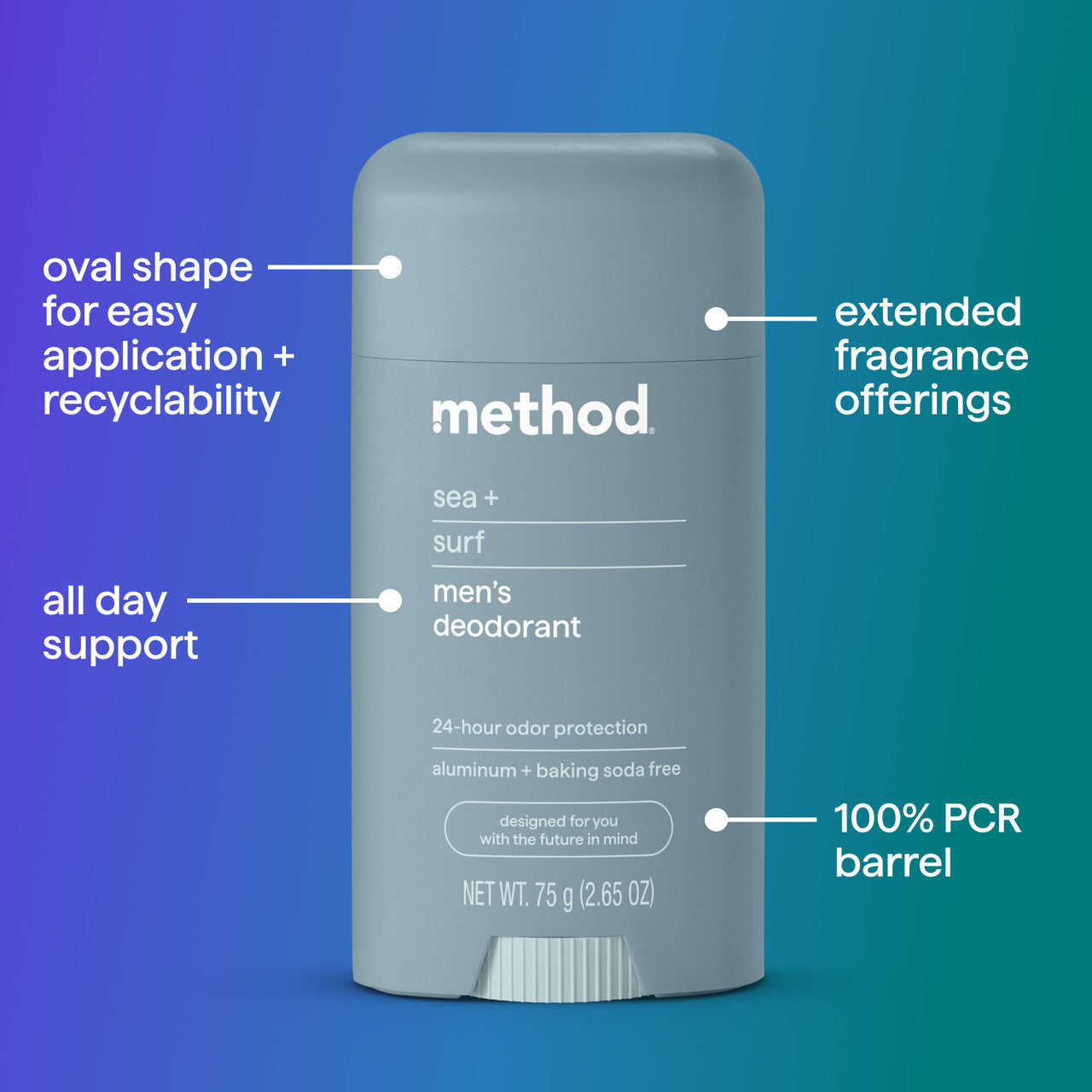deodorant - sea + surf, 2.65 oz - Image 7